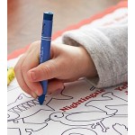 Choice 4 Pack Triangular Kids' Restaurant Crayons in Print Box - 500/Case Choice 4 Pack Triangular Kids' Restaurant Crayons in Print Box - 500/Case