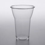 Dome PET Lid without Hole for Parfait Cups - 500/Case