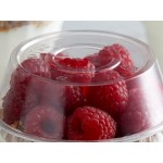 Dome PET Lid without Hole for Parfait Cups - 500/Case