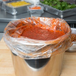 9 & 11 Qt. Round Nylon Pan Liner Insert - 100/Box