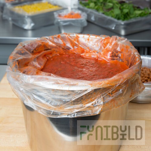 9 & 11 Qt. Round Nylon Pan Liner Insert - 100/Box