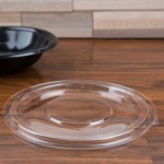 Sabert 51048A100 FreshPack Clear Flat Round Lid for Shallow 24 and 32 oz. Bowls, Round 48 oz. Bowls - 100/Case Sabert 51048A100 FreshPack Clear Flat Round Lid for Shallow 24 and 32 oz. Bowls, Round 48 oz. Bowls - 100/Case