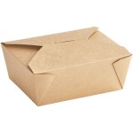 Choice Kraft Microwavable Folded Paper #8 Take-Out Container 6