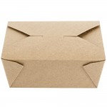 Choice Kraft Microwavable Folded Paper #8 Take-Out Container 6
