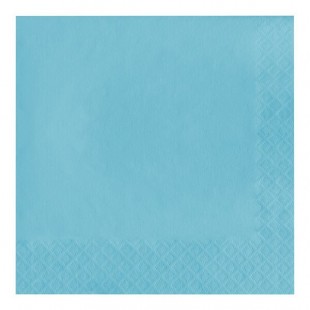 Creative Converting 58157B Pastel Blue 3-Ply 1/4 Fold Luncheon Napkin - 500/Case Creative Converting 58157B Pastel Blue 3-Ply 1/4 Fold Luncheon Napkin - 500/Case