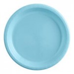Creative Converting 58157B Pastel Blue 3-Ply 1/4 Fold Luncheon Napkin - 500/Case