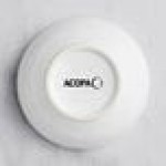 Acopa Capri 13 oz. Coconut White Stoneware Nappie Bowl - Sample