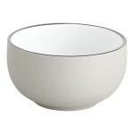 Acopa Embers 13 oz. Gray Matte Stoneware Bowl - Sample
