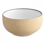 Acopa Embers 13 oz. Gray Matte Stoneware Bowl - Sample