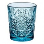 Libbey Hobstar 12 oz. Sapphire Rocks / Double Old Fashioned Glass - Sample