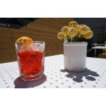 Libbey Hobstar 12 oz. Sapphire Rocks / Double Old Fashioned Glass - Sample