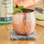 Acopa Alchemy 18 oz. Hammered Copper Moscow Mule Mug - Sample