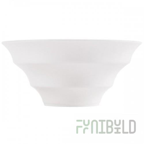 CAC WOB-6 12 oz. Bone White Porcelain Winner Bowl - 36/Case