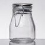 TableCraft 3.5 oz. Resealable Salt and Pepper Shaker Glass Jar with Stainless Steel Clip-Top Lid - 6/Case TableCraft 3.5 oz. Resealable Salt and Pepper Shaker Glass Jar with Stainless Steel Clip-Top Lid - 6/Case
