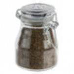 TableCraft 3.5 oz. Resealable Salt and Pepper Shaker Glass Jar with Stainless Steel Clip-Top Lid - 6/Case TableCraft 3.5 oz. Resealable Salt and Pepper Shaker Glass Jar with Stainless Steel Clip-Top Lid - 6/Case