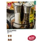 TableCraft 3.5 oz. Resealable Salt and Pepper Shaker Glass Jar with Stainless Steel Clip-Top Lid - 6/Case TableCraft 3.5 oz. Resealable Salt and Pepper Shaker Glass Jar with Stainless Steel Clip-Top Lid - 6/Case