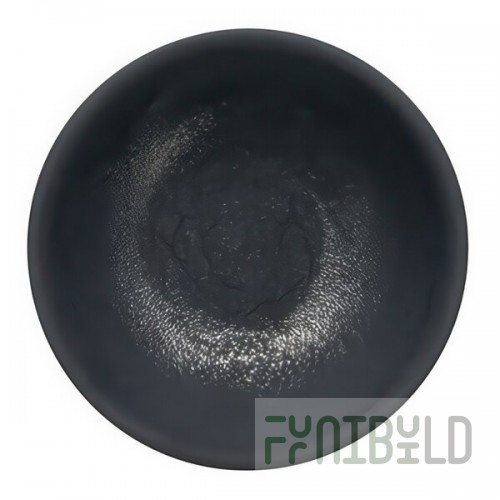 Reserve by Libbey Ignea 3 oz. Black Matte Porcelain Dip Dish - 36/Case