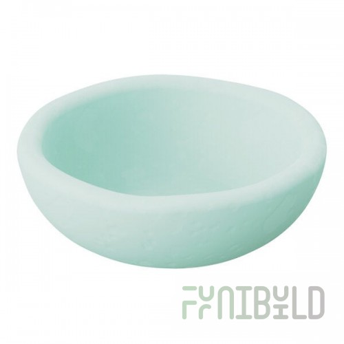 Dalebrook Mineral from Global Tableware Collective 2.2 oz. Aqua Crackle Melamine Ramekin - 24/Case