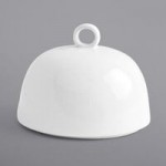 Front of the House Monaco 2 oz. Bright White Round Divided Porcelain Ramekin / Dish - 12/Case Front of the House Monaco 2 oz. Bright White Round Divided Porcelain Ramekin / Dish - 12/Case