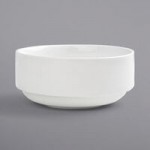 Front of the House Monaco 2 oz. Bright White Round Divided Porcelain Ramekin / Dish - 12/Case Front of the House Monaco 2 oz. Bright White Round Divided Porcelain Ramekin / Dish - 12/Case