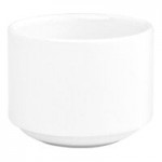 Front of the House Monaco 2 oz. Bright White Round Divided Porcelain Ramekin / Dish - 12/Case Front of the House Monaco 2 oz. Bright White Round Divided Porcelain Ramekin / Dish - 12/Case
