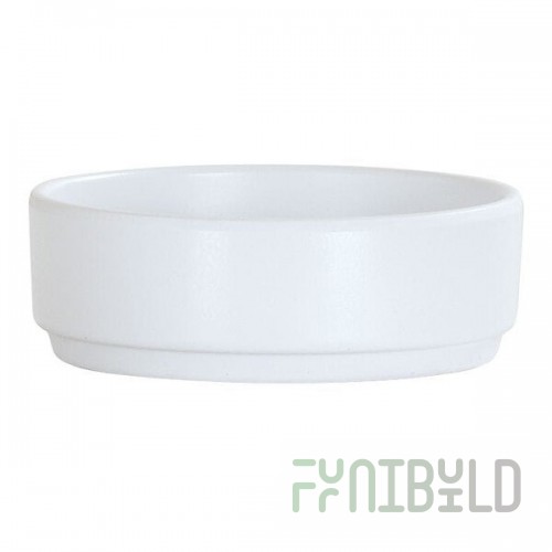 Cal-Mil Hudson 2 oz. White Straight Sided Melamine Ramekin - 12/Case