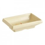Acopa Brassia 2.5 oz. Hexagonal Melamine Sauce Dish - 12/Case