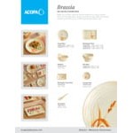 Acopa Brassia 2.5 oz. Hexagonal Melamine Sauce Dish - 12/Case