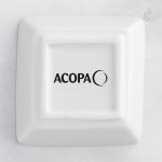 Acopa 2.75 oz. Square Bright White Porcelain Sauce Cup - 36/Case Acopa 2.75 oz. Square Bright White Porcelain Sauce Cup - 36/Case