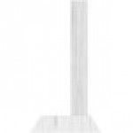 Menu Solutions WDAFR-B White Wash Wood Menu Holder / Tent with 5