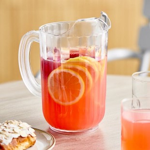 Carlisle 48 oz. Clear Polycarbonate Beverage Pitcher 553807 Carlisle 48 oz. Clear Polycarbonate Beverage Pitcher 553807