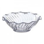 Dinex Turnbury 5 oz. Black Plastic Tulip Swirl Bowl - 96/Case Dinex Turnbury 5 oz. Black Plastic Tulip Swirl Bowl - 96/Case