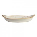Steelite Performance Craft 19 oz. White Round Eared Dish - 12/Case