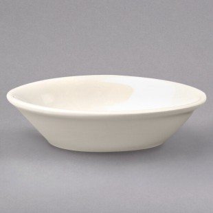 Homer Laughlin from Steelite International HL00700 35 oz. Ivory (American White) Rolled Edge China Baker Dish - 12/Case Homer Laughlin from Steelite International HL00700 35 oz. Ivory (American White) Rolled Edge China Baker Dish - 12/Case