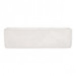Cal-Mil 175 oz. White Cloud Square Resin Bowl