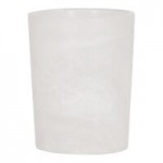 Cal-Mil 175 oz. White Cloud Square Resin Bowl