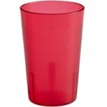 Choice 9 oz. Red Plastic Pebbled Tumbler - 12/Pack Choice 9 oz. Red Plastic Pebbled Tumbler - 12/Pack
