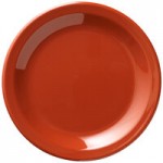 Libbey Cantina 12 oz. Cayenne Uncarved Melamine Grapefruit Bowl - 12/Case