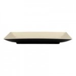 Elite Global Solutions JW642T Karma 2 Qt. Ebony and Sand Round Two-Tone Melamine Bowl - 6/Case