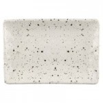 Elite Global Solutions D641OV-CC Macchiato 11 oz. Chocolate Chip Oval Melamine Bowl - 6/Case