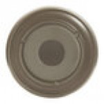 Cal-Mil Vienna 10 oz. Brown and Cream Round Two-Tone Melamine Bowl - 6/Case