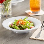 Acopa Foundations 8 oz. White Wide Rim Melamine Salad Bowl - 12/Pack Acopa Foundations 8 oz. White Wide Rim Melamine Salad Bowl - 12/Pack