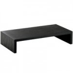 Cal-Mil 1940-96 Midnight 3-Shelf Metal Frame Riser with Silver Frame