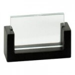 Cal-Mil 1940-96 Midnight 3-Shelf Metal Frame Riser with Silver Frame