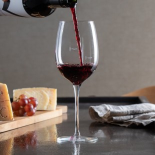 Reserve by Libbey 9123/U223A Acura Renaissance 16 oz. Pour Control 8 oz. / 5 oz. Wine Glass - 12/Case