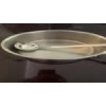 GET BSRIM-07 1.25 oz. Stainless Steel Ladle with Mirror Finish