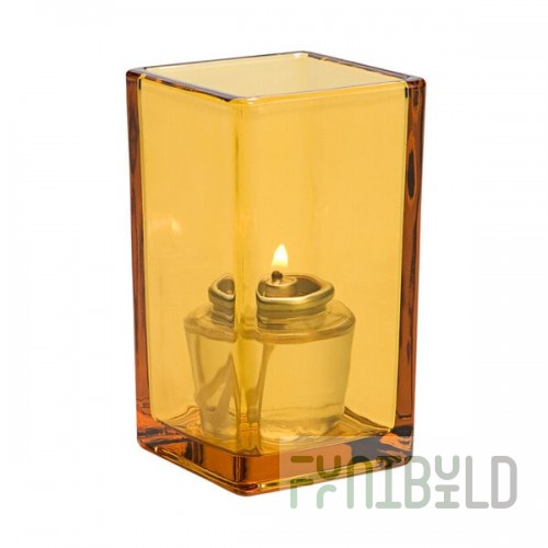 Hollowick 6109A Quad Amber Glass Votive