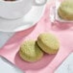 Elk Village Bakery 2-Count Individually Wrapped Vegan Matcha Amaretti Cookie 1.34 oz. - 32/Case