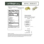 Elk Village Bakery 2-Count Individually Wrapped Vegan Matcha Amaretti Cookie 1.34 oz. - 32/Case