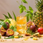 Tractor Beverage Co. Organic Pineapple Passion Fruit NSA Beverage 8.5:1 Concentrate 32 fl. oz. - 12/Case